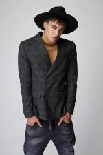 STEFAN CROSSBODY CHECK JACKET - Image 4