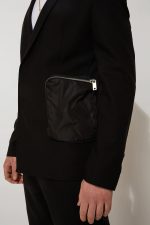STEFAN COMBINED ELASTIC SLIM FIT BLAZER - Image 4