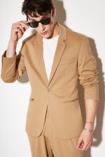 STEFAN ELASTIC SLIM FIT TEXTURED BLAZER - Image 4