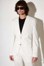STEFAN ELASTIC SLIM FIT TEXTURED BLAZER - Image 14