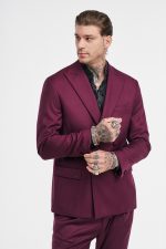 STEFAN ELASTIC SLIM FIT TEXTURED BLAZER - Image 3