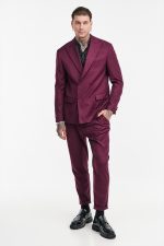 STEFAN ELASTIC SLIM FIT TEXTURED BLAZER - Image 4