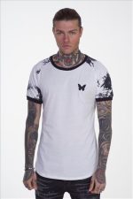 XZENO RAGLAN FLORAL PRINT TEE