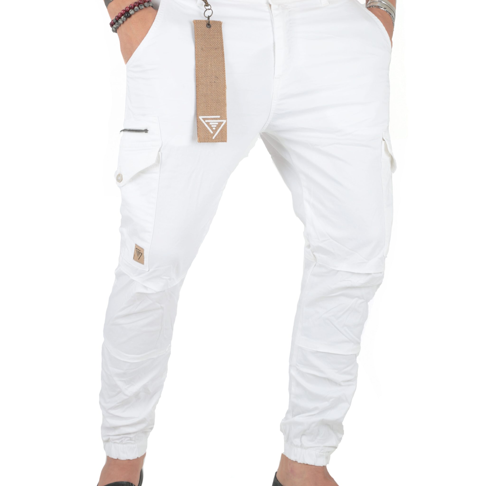 STEFAN CARGO TROUSERS WITH POCKET ZIP