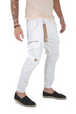 STEFAN CARGO TROUSERS WITH POCKET ZIP - Image 3