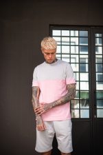 HENRY 2 LEVEL COLOUR TEE