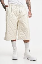 STEFAN CREAM QUILTED PUFFER SHORT - Image 2