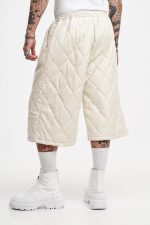 STEFAN CREAM QUILTED PUFFER SHORT - Image 6