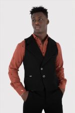 STEFAN CROSS BUTTONED VEST - Image 6