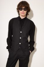 STEFAN MELANGE TEXTURED VEST - Image 5