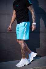 HENRY INSET CUFF LOGO PANEL SHORT