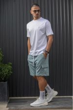 HENRY CARGO TEXTURED COTTON SHORT - Image 8
