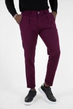 STEFAN COTTON SLIM FIT TROUSERS - Image 2