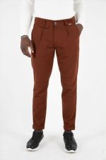STEFAN COTTON SLIM FIT TROUSERS - Image 5