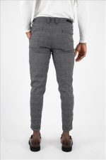 STEFAN WOOL TEXTURED CHECK TROUSERS - Image 4