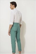 STEFAN MELANGE TEXTURED TROUSERS - Image 8