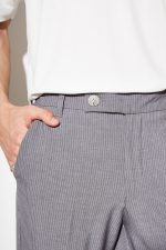 STEFAN STRIPED TEXTURED TROUSERS - Image 3