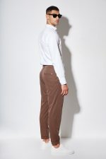 STEFAN ELASTIC SLIM FIT PLEATS TROUSERS - Image 4