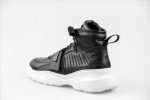 STEFAN LEATHER HIGH TOP VELCRO SNEAKERS - Image 4