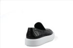 STEFAN LACELESS LEATHER EMBOSED SHOES - Image 4