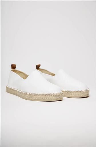 STEFAN LEATHER ESPADRILLES
