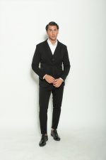 HACKERS ELASTIC SLIM FIT TROUSERS - Image 3