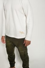 HACKERS WAFFLE LONG SLEEVE LOGO TEE - Image 3