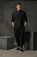 HENRY COMFORT TEXTURED TROUSERS - Image 3