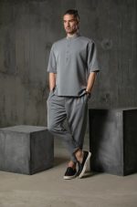 HENRY COMFORT TEXTURED TROUSERS - Image 7