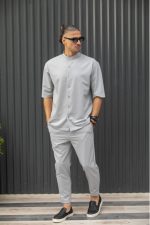 HENRY S/S EASYWEAR STAND UP COLLAR SHIRT - Image 29