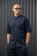 HENRY S/S EASYWEAR STAND UP COLLAR SHIRT - Image 18