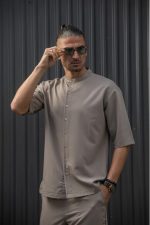 HENRY S/S EASYWEAR STAND UP COLLAR SHIRT - Image 24