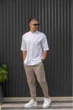 HENRY S/S EASYWEAR STAND UP COLLAR SHIRT - Image 34