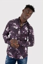 STEFAN FLORAL PRINT TEXTURED SHIRT - Image 5