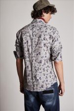 STEFAN FLORAL PRINT TEXTURED SHIRT - Image 4