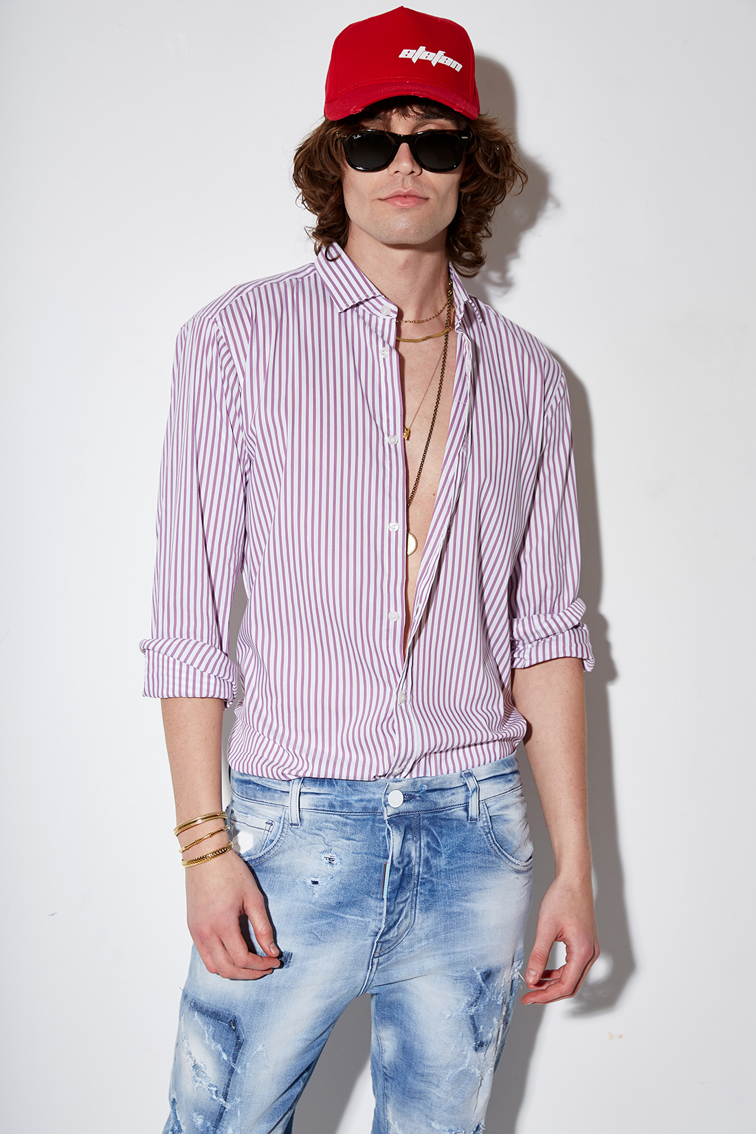 STEFAN STRIPED SLIM FIT SHIRT