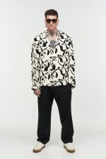 STEFAN SPRING FEVER STAND UP COLLAR SHIRT - Image 4