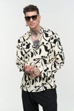 STEFAN SPRING FEVER STAND UP COLLAR SHIRT - Image 5
