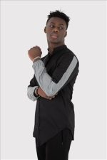 STEFAN RAGLAN NYLON STAND-UP SHIRT