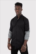 STEFAN RAGLAN NYLON STAND-UP SHIRT - Image 3