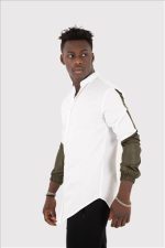 STEFAN RAGLAN NYLON STAND-UP SHIRT - Image 4