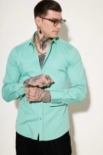 STEFAN SIGNATURE MAO COLLAR SHIRT - Image 4