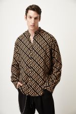 STEFAN VOLUME PATTERNED SHIRT