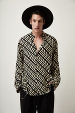 STEFAN VOLUME PATTERNED SHIRT - Image 2