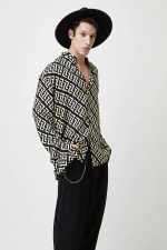 STEFAN VOLUME PATTERNED SHIRT - Image 4