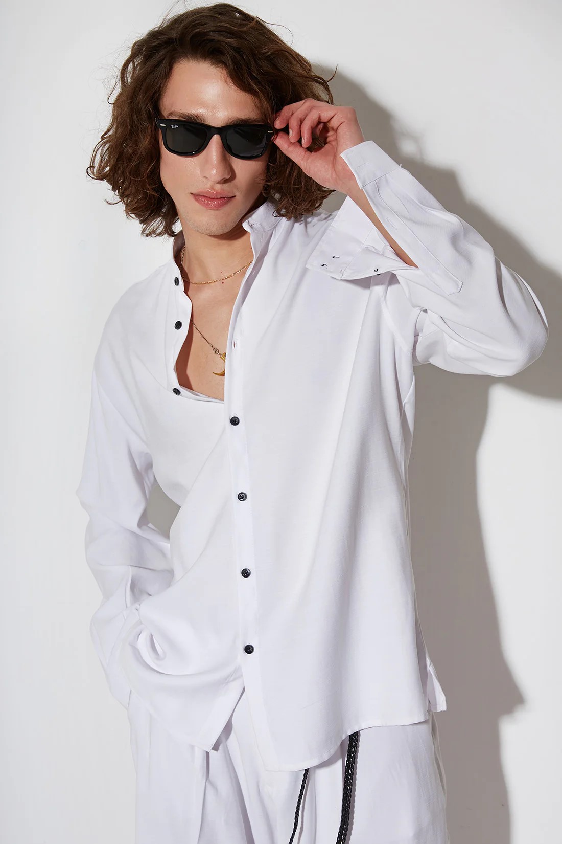 STEFAN THE AIRY MAO VISCOSE SHIRT