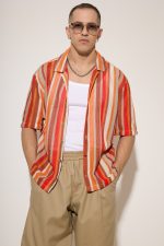 STEFAN DREAMLAND STRIPED S/S SHIRT - Image 2