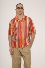 STEFAN DREAMLAND STRIPED S/S SHIRT - Image 4
