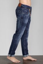 SCINN CHAIN BAGGY FIT CROPPED JEANS - Image 3
