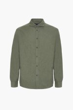 HAMAKI SIGNATURE COLLAR SHIRT MELANGE